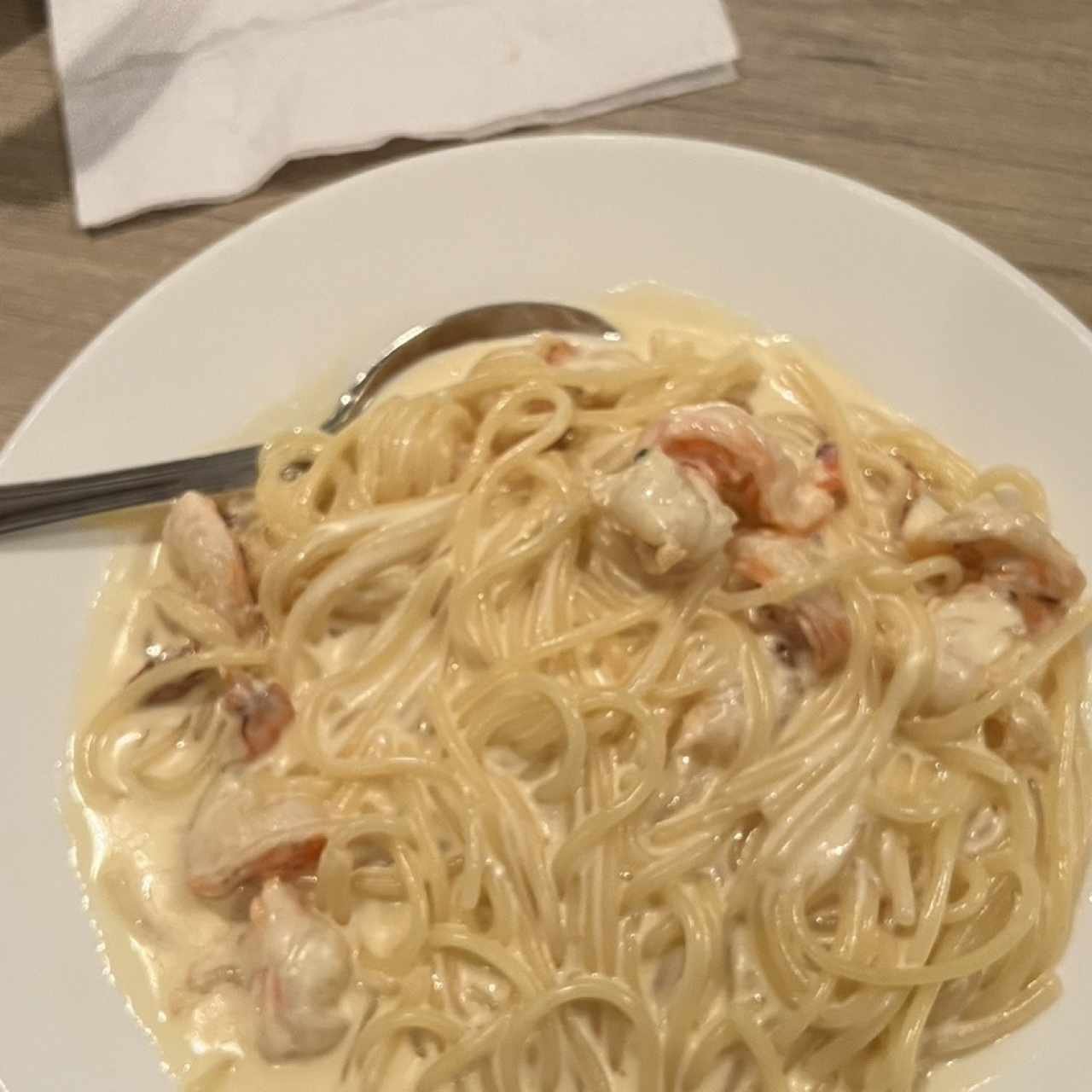 Spaghetti con Langostinos