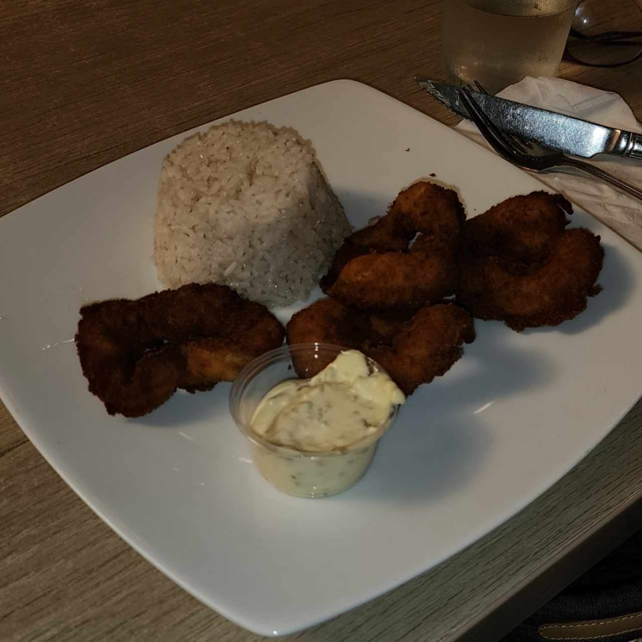 Mariscos - Langostinos Apanados