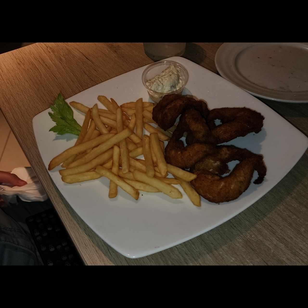 Mariscos - Langostinos Apanados