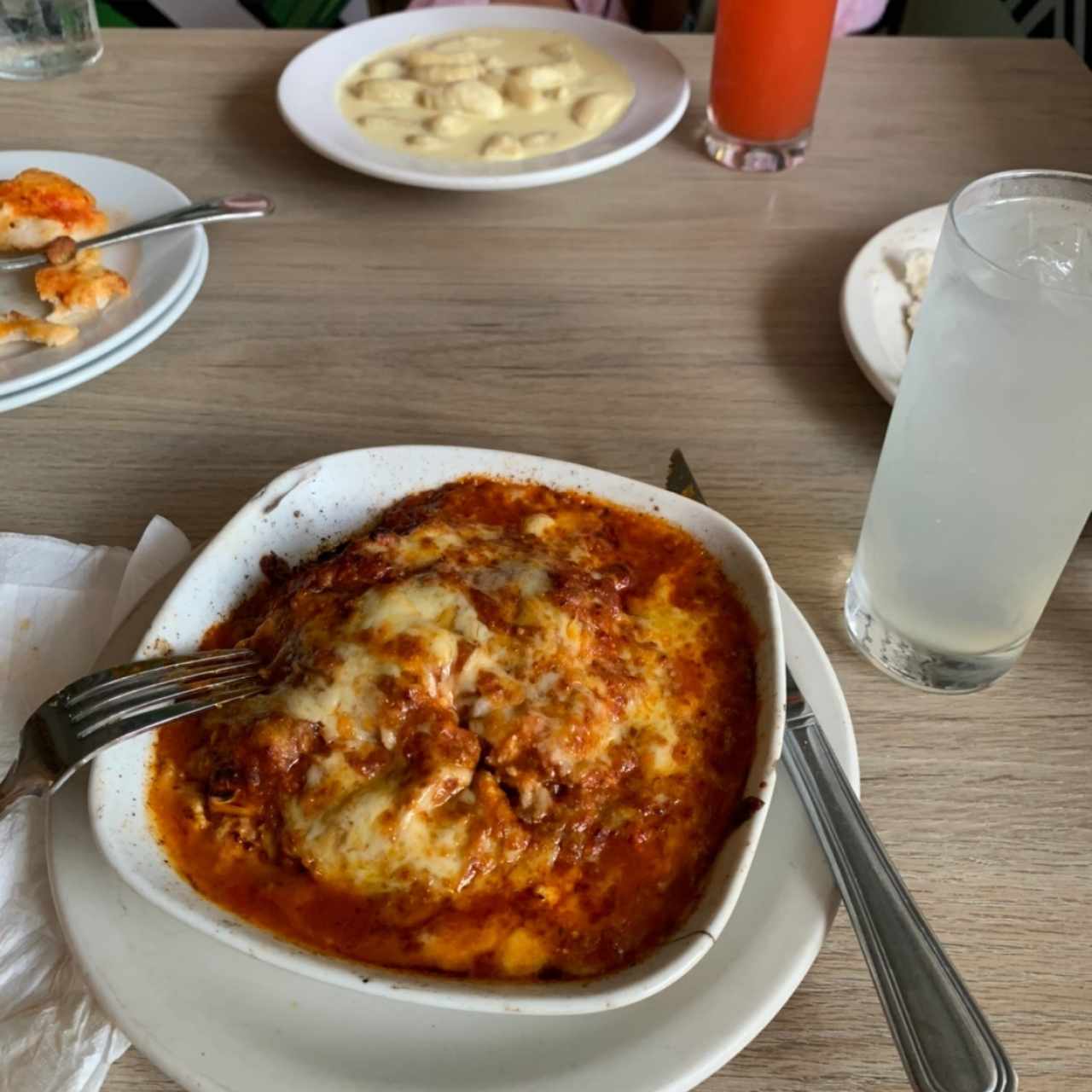 Pastas Gratinadas - Lasagna Gratinada
