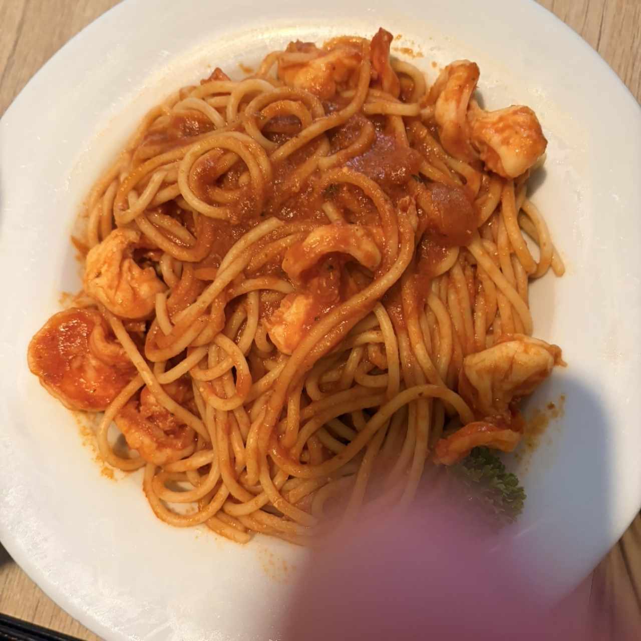 Spaghetti con Langostinos