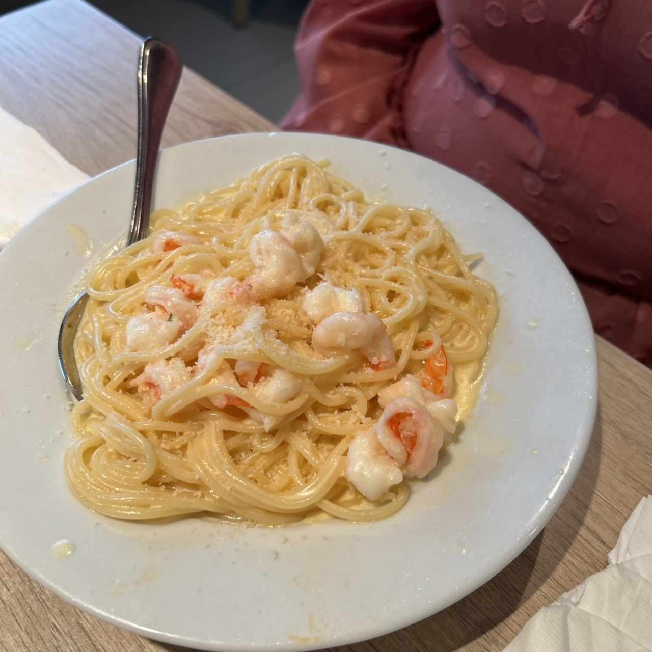 Spaghetti con Langostinos