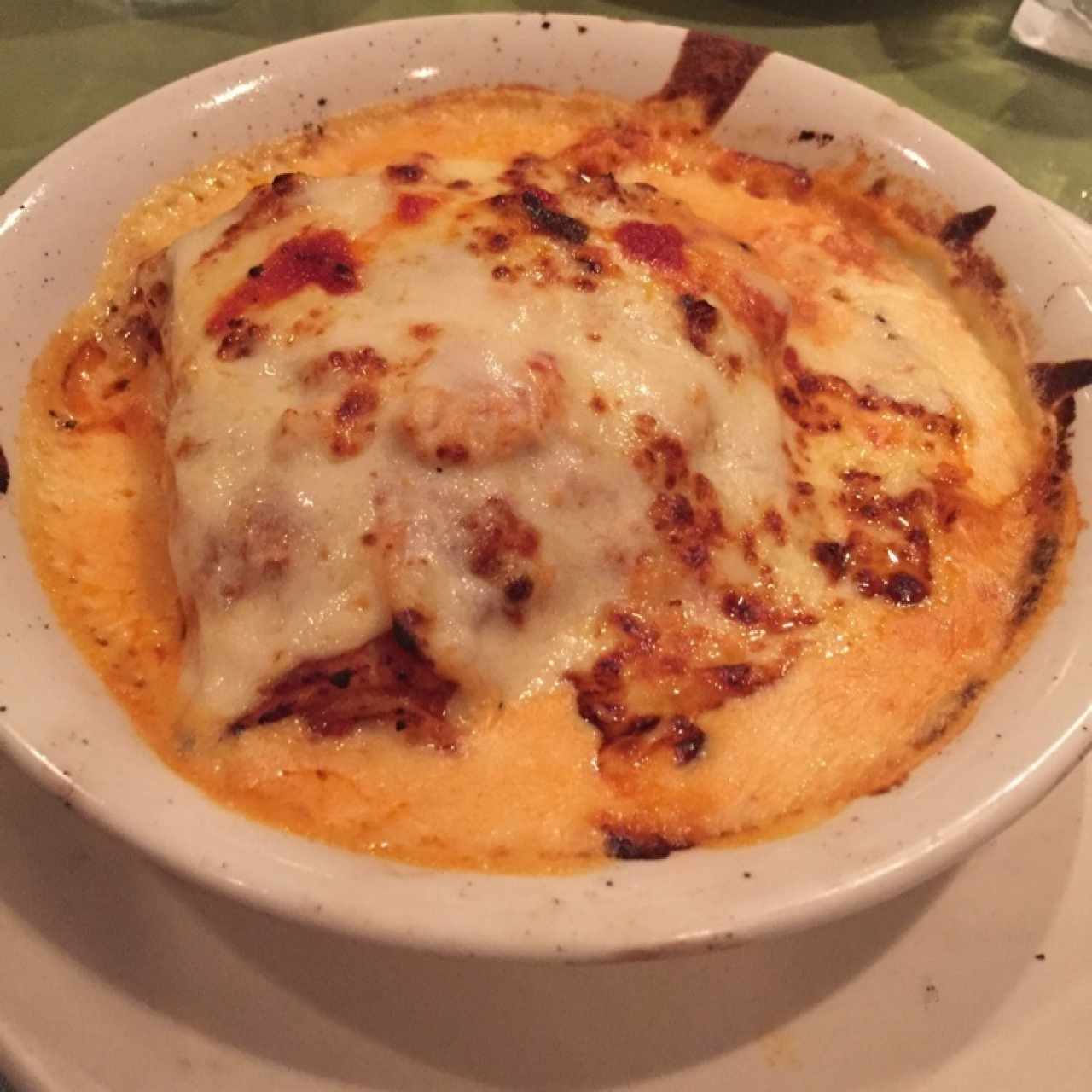 lasagna de pollo gratinada