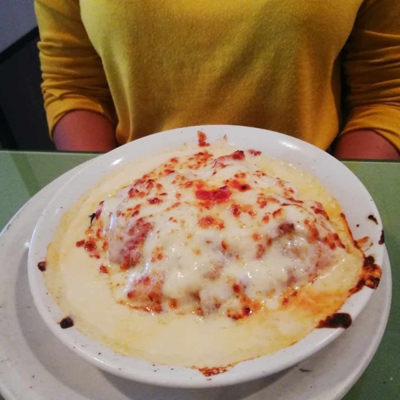 lasagna gratinada de pollo