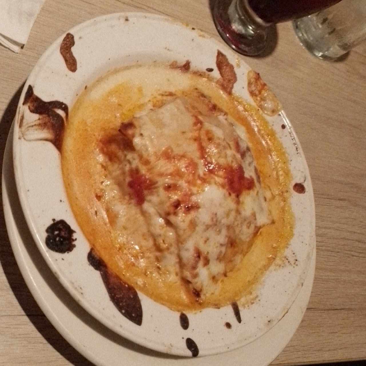 lazada de pollo gratinada