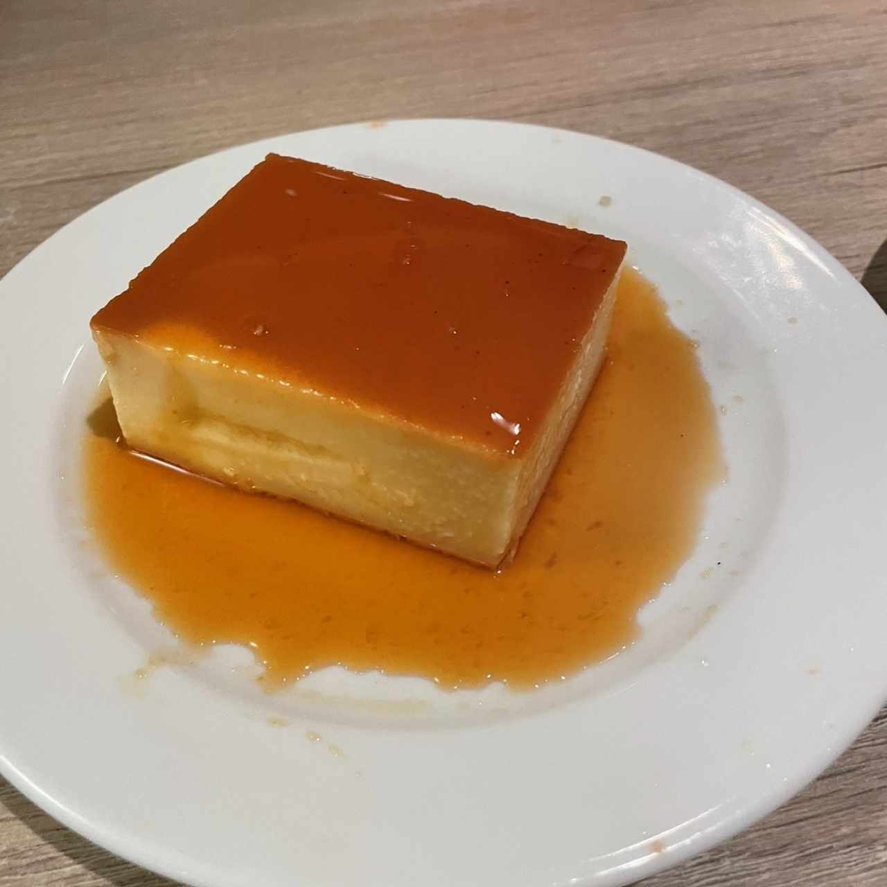 Flan de la casa