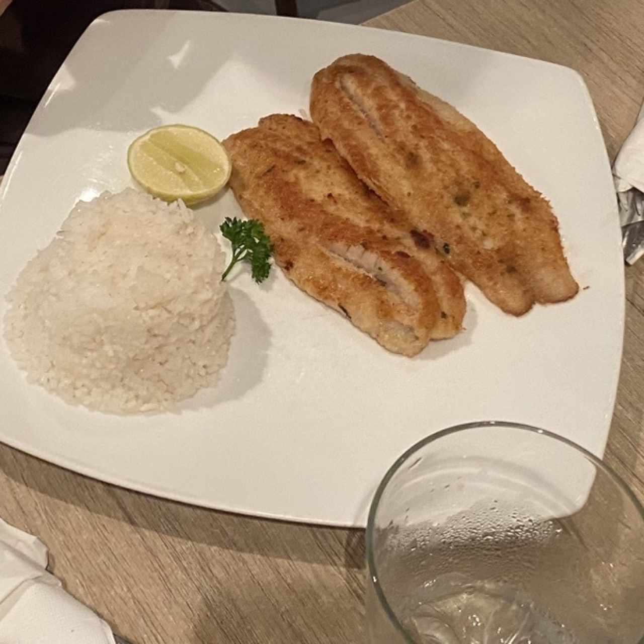 Corvina a la Plancha