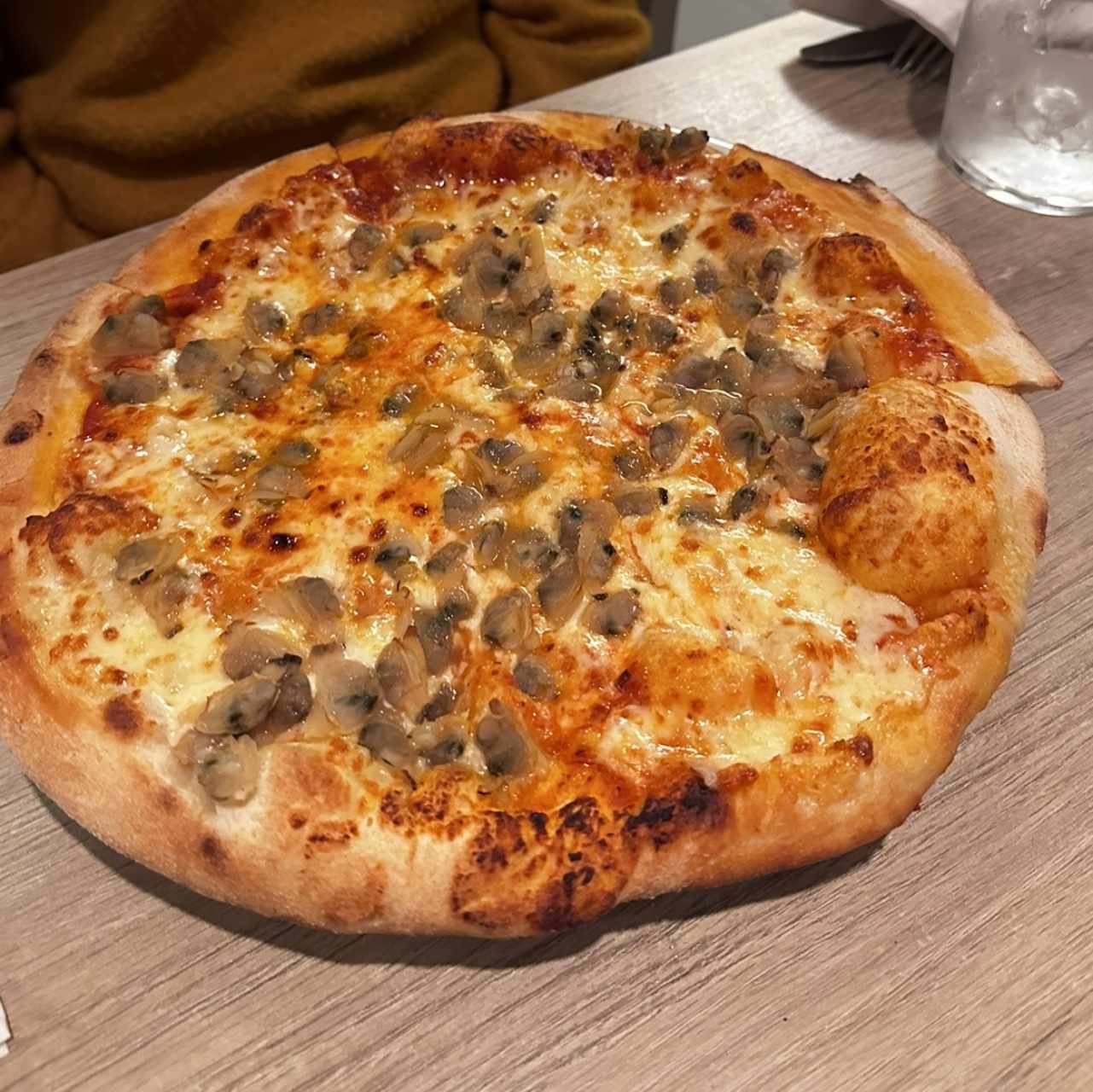 Pizza de almejas