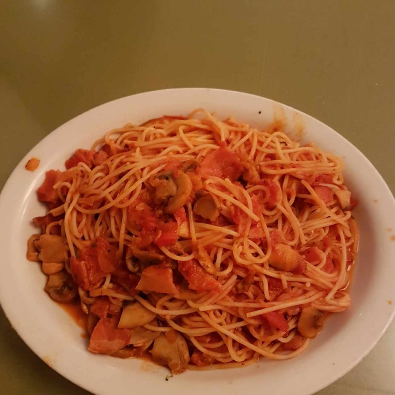 Spaghettini Matriciana