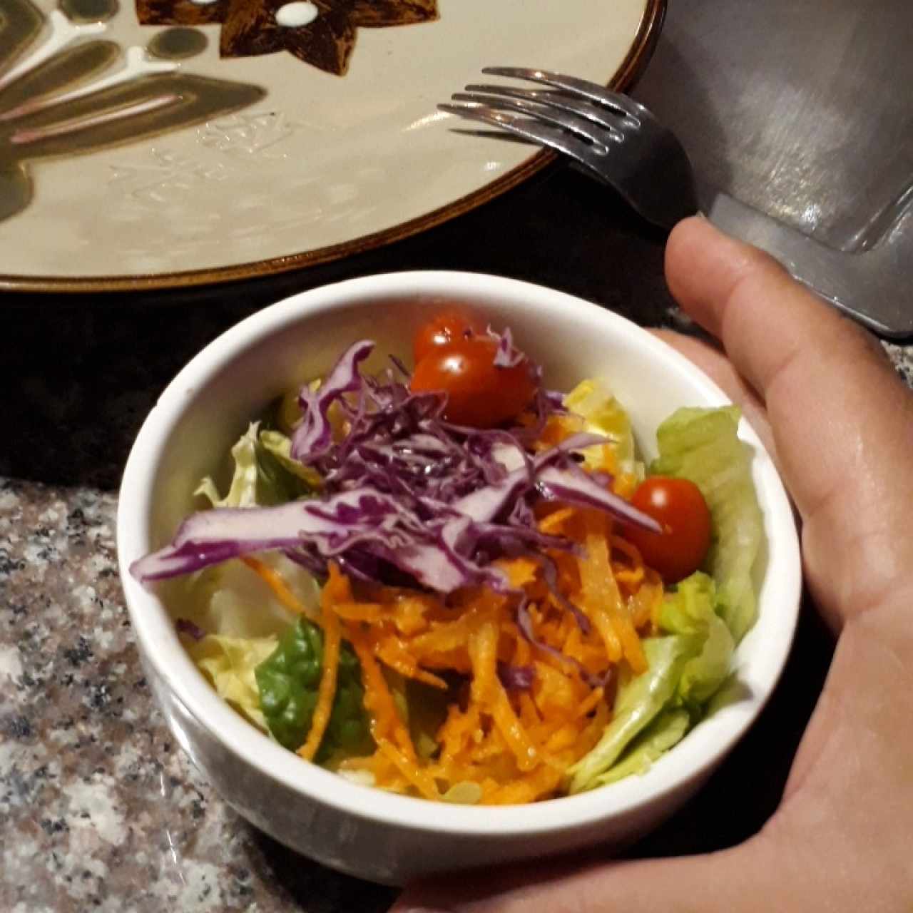 ensalada de entrada  