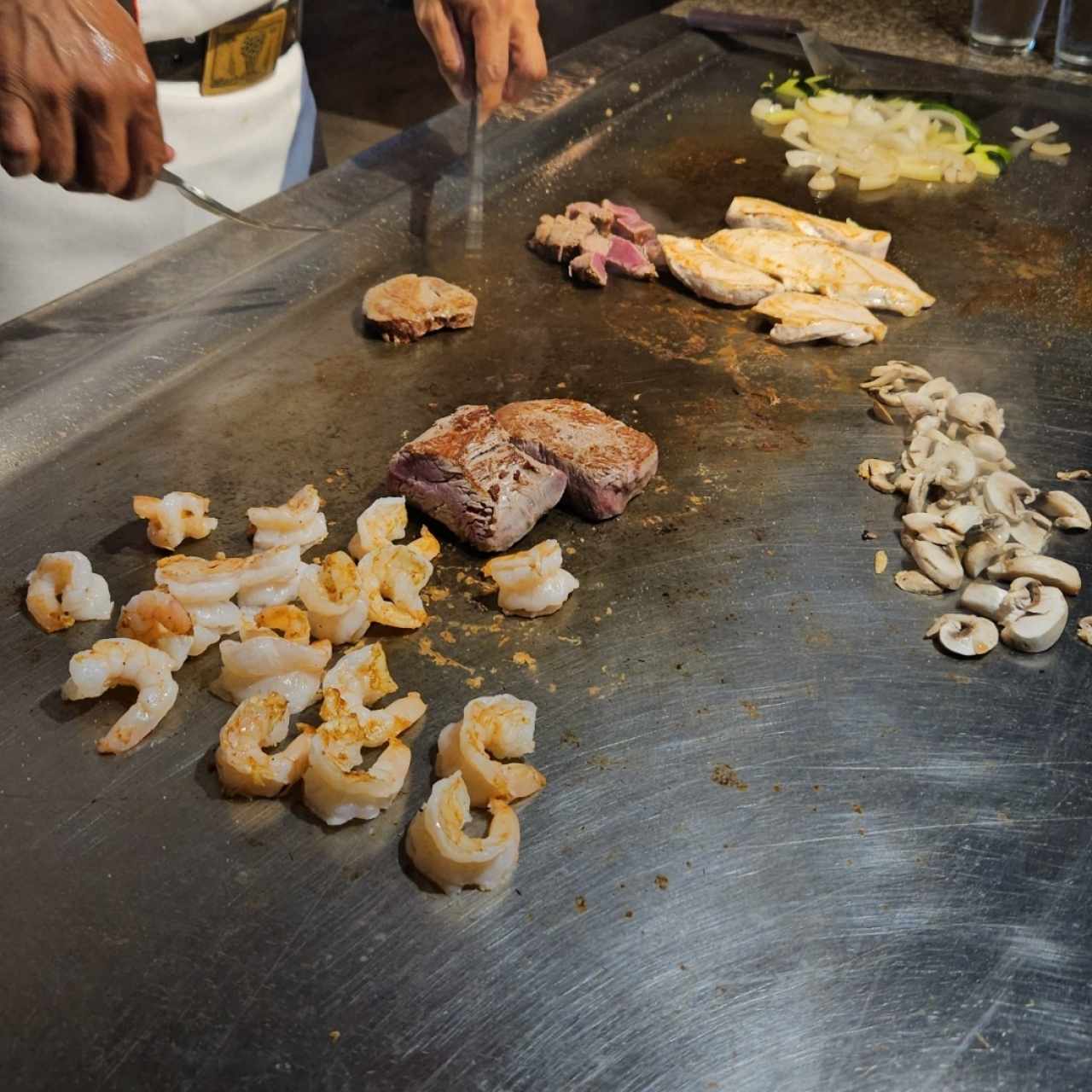 menú teppanyaki