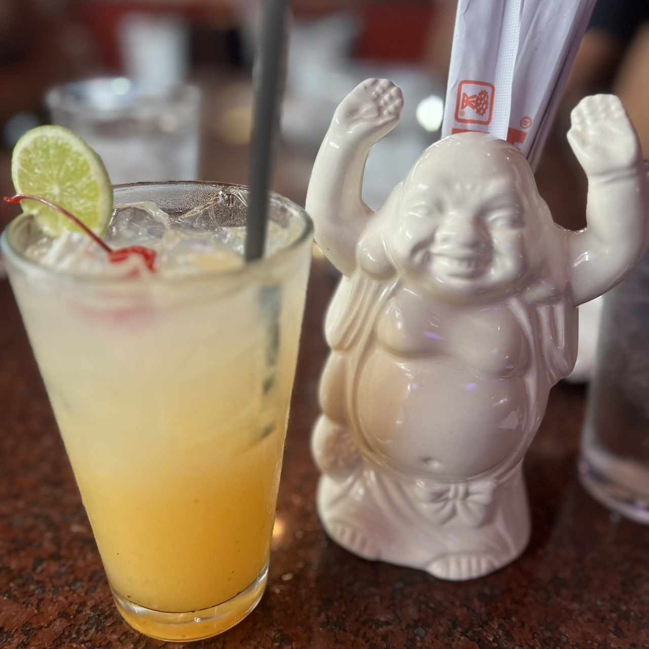 Limonada con maracuyá
