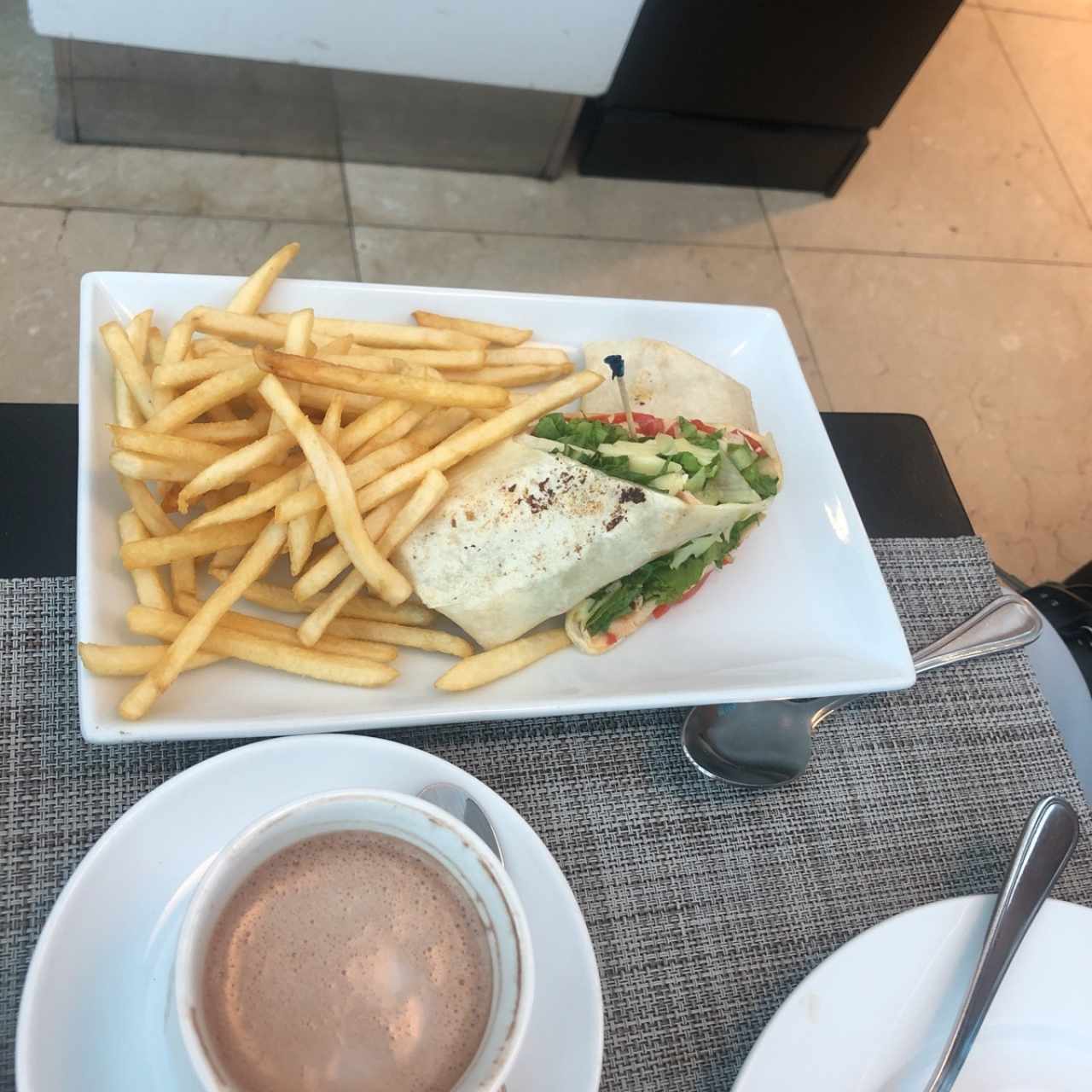 wrap de pollo 