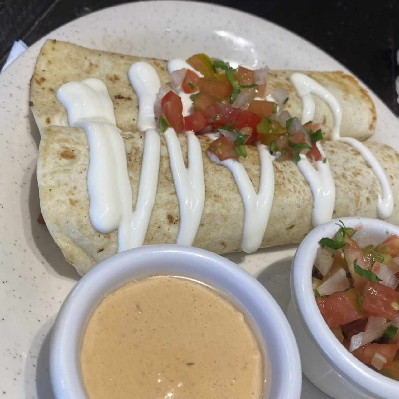 Burrito medio (dos unidades) (Carne)
