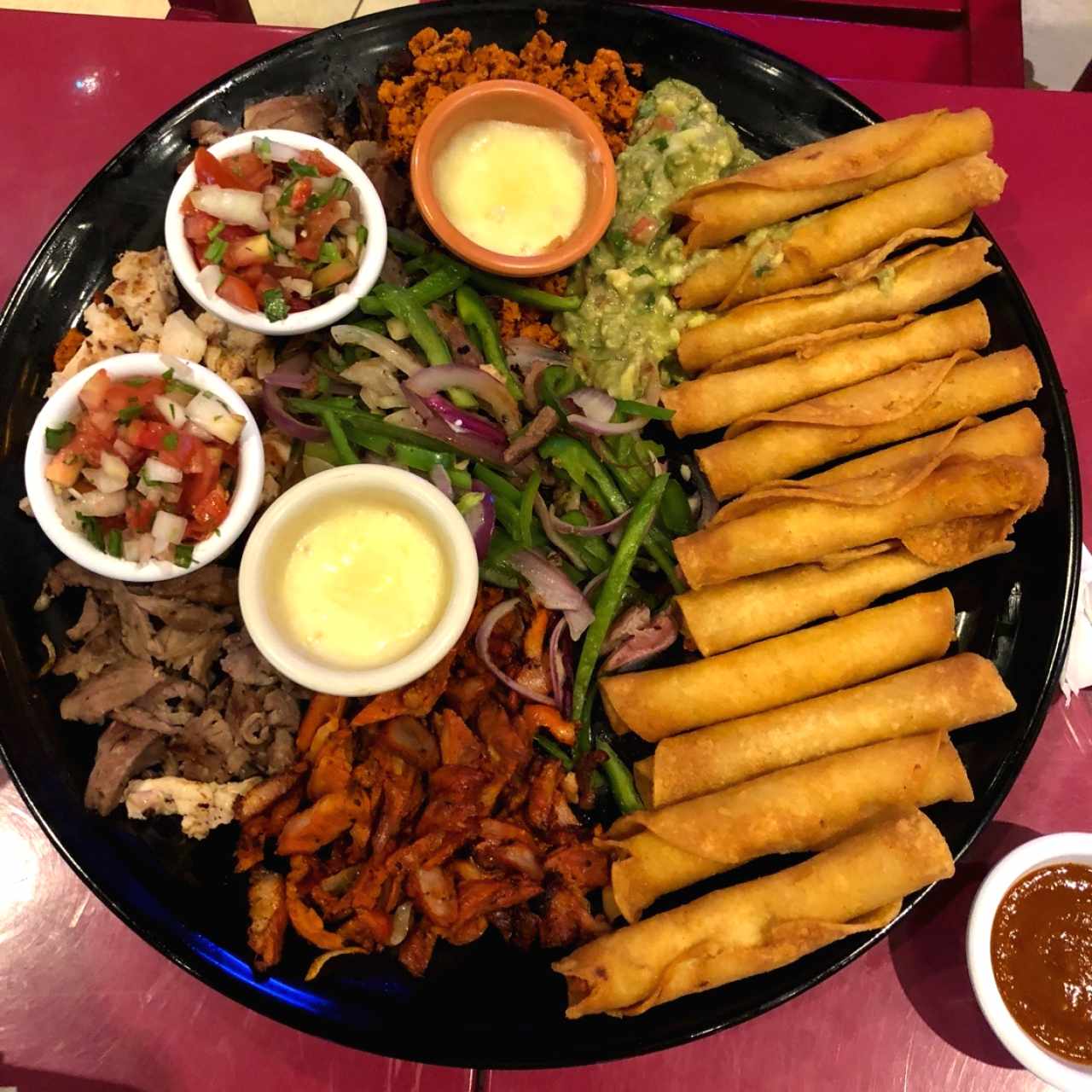 Bandeja para compartir. 