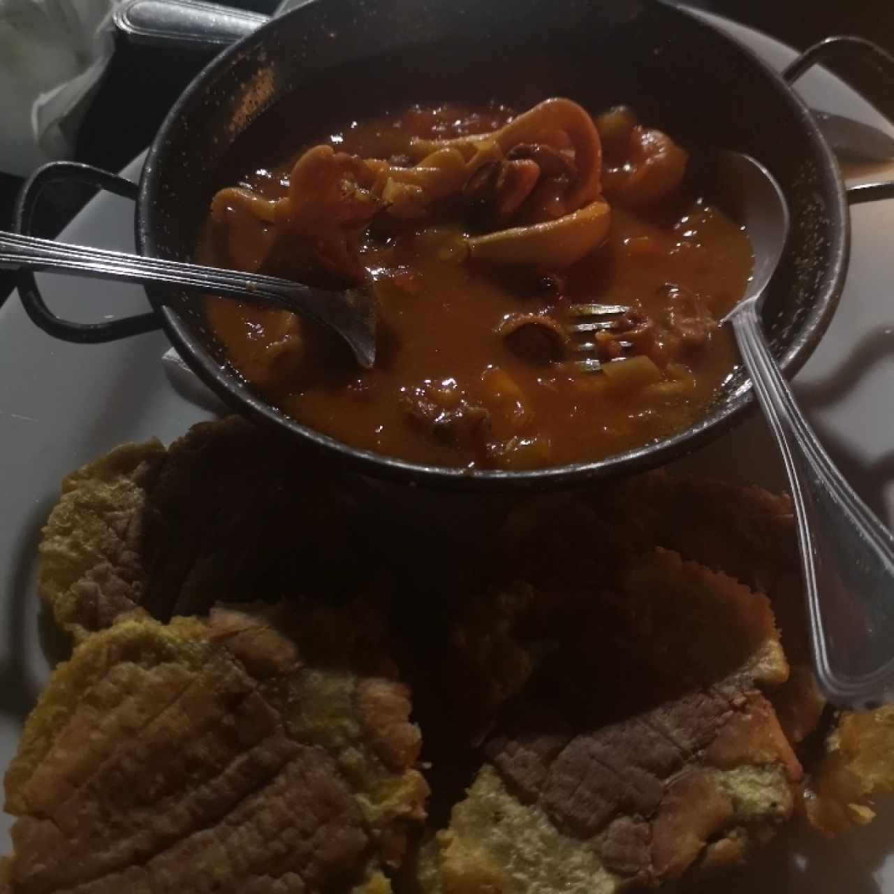 patacon con marisco
