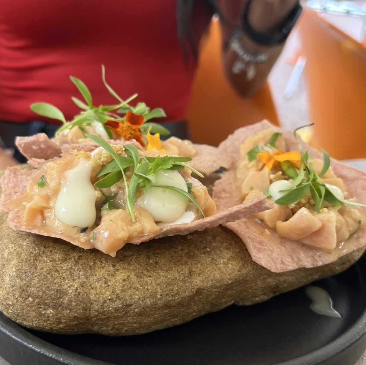 Al Sentarse - Tartar de Salmón