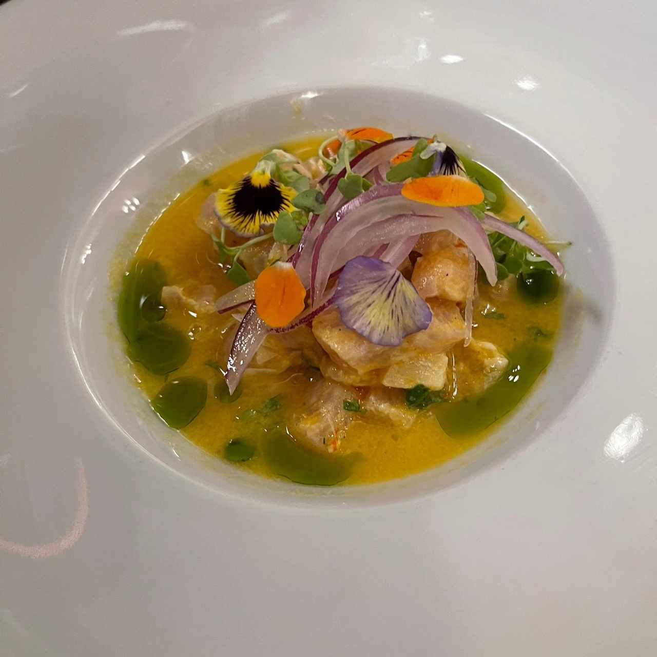 Ceviche Maracuyá y Uchuva