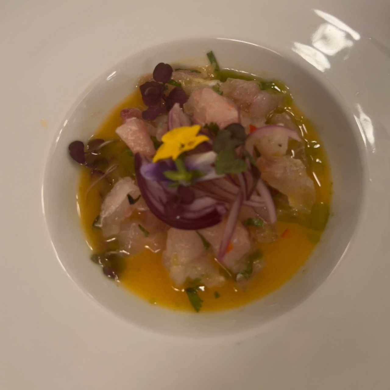 Ceviche Maracuyá y Uchuva