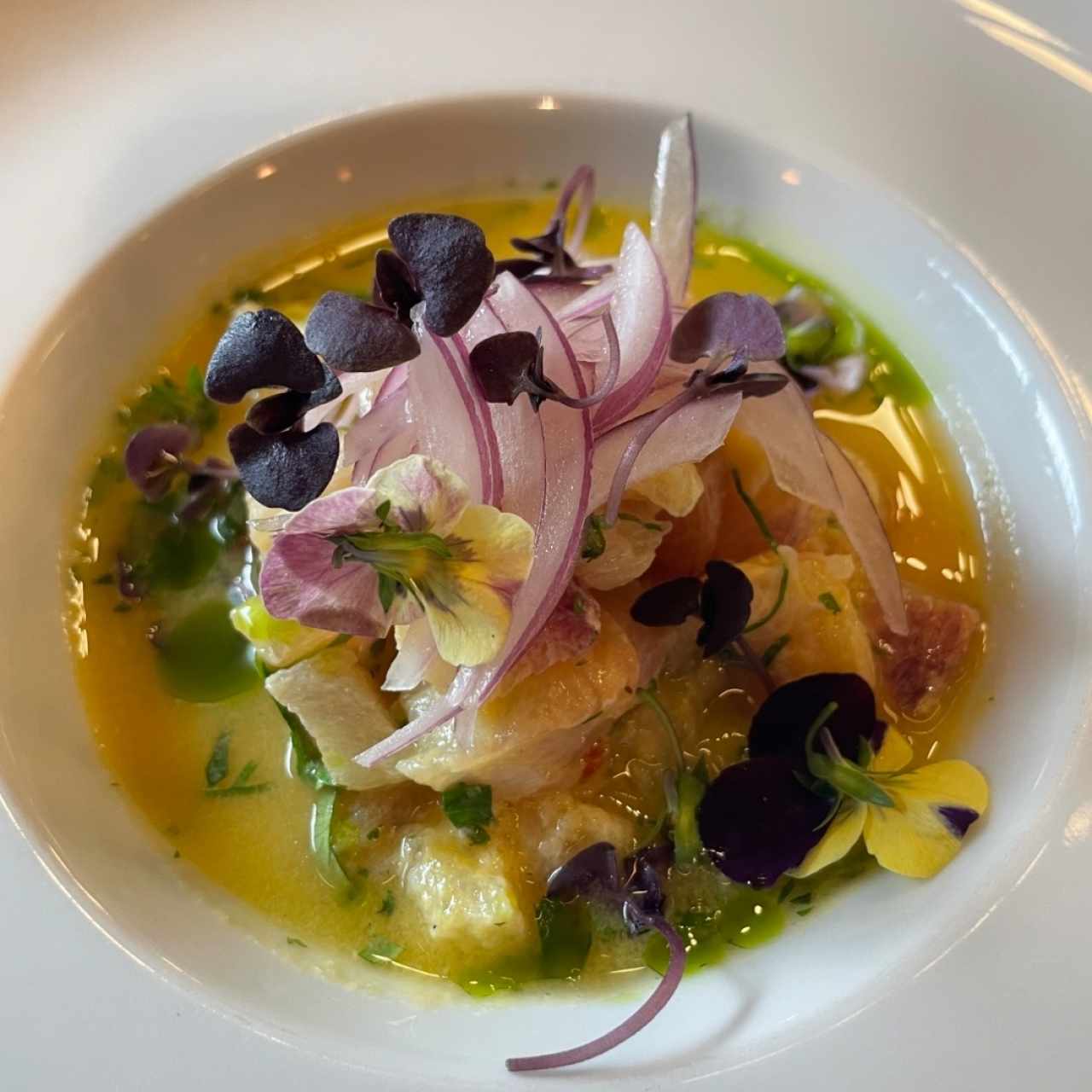 Ceviche Maracuyá y Uchuva