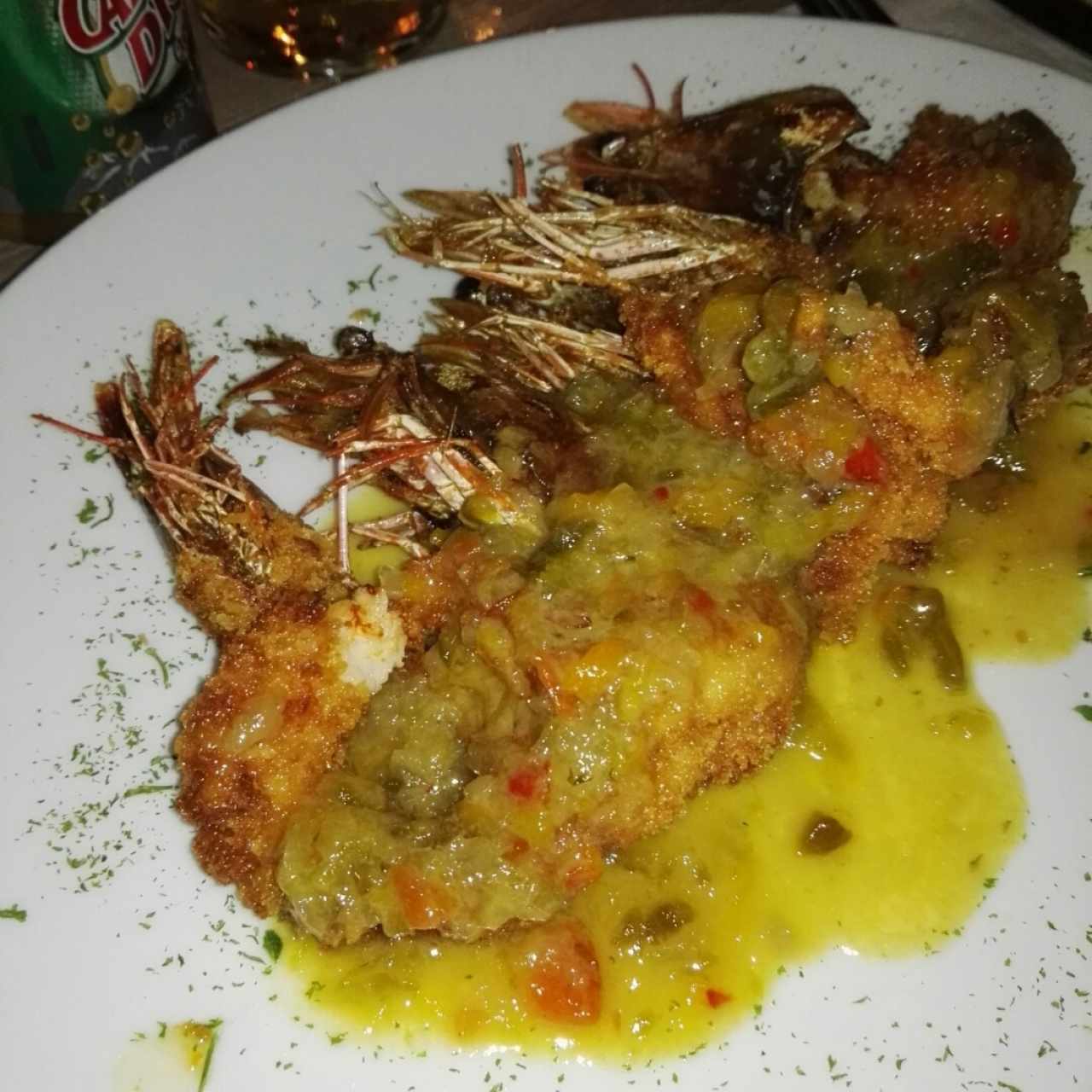 Langostinos Grill Tierra y fuego (dulson)