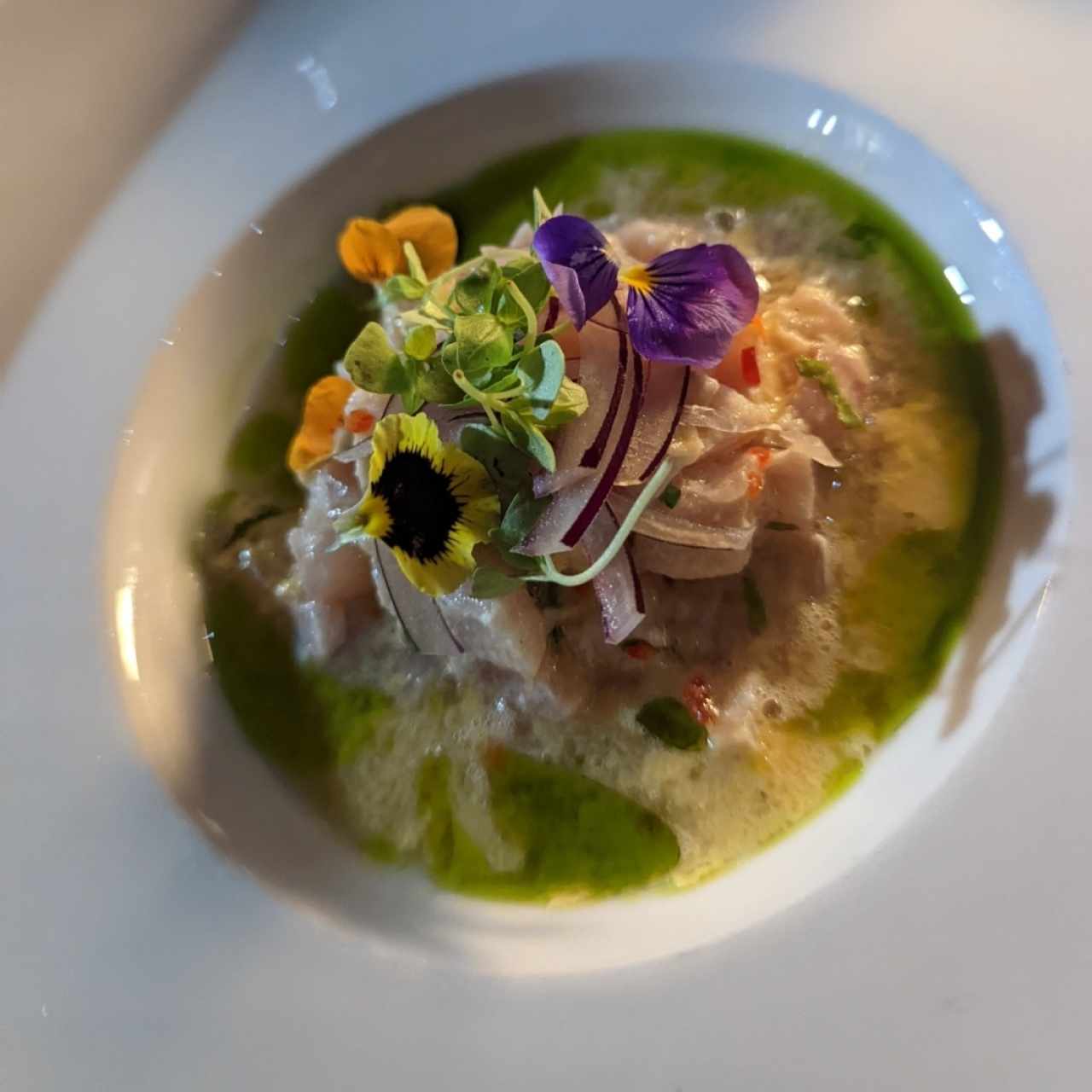 Ceviche Maracuyá y Uchuva