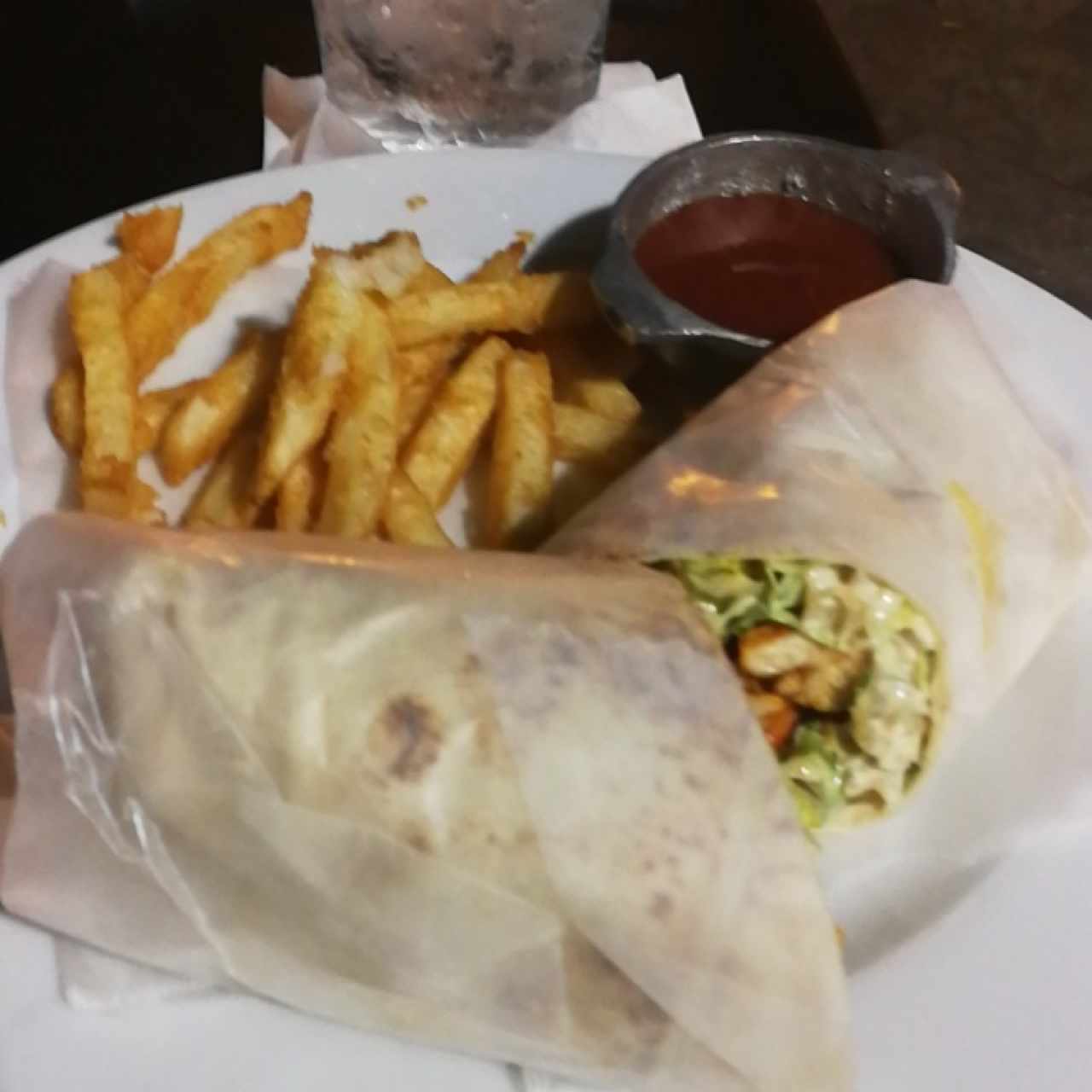 wrap de pollo