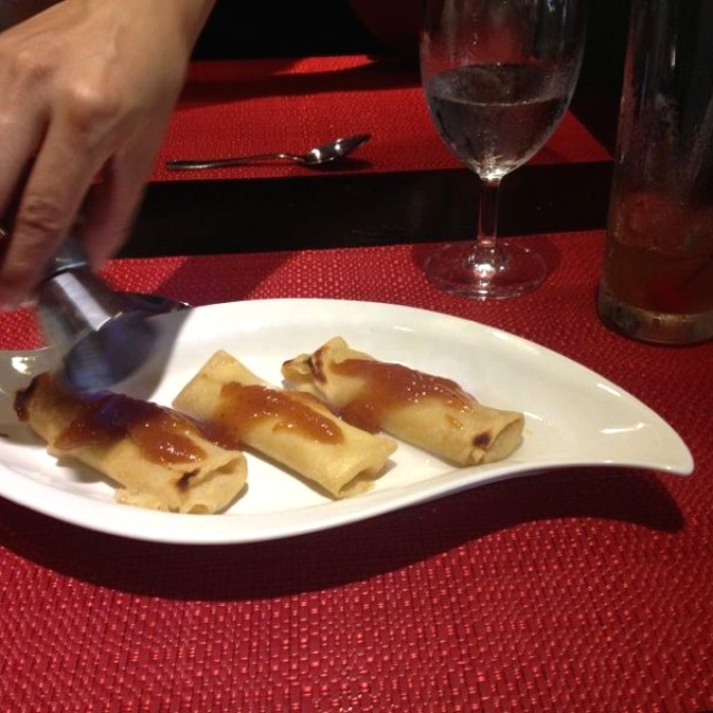 Filloas flambeadas 