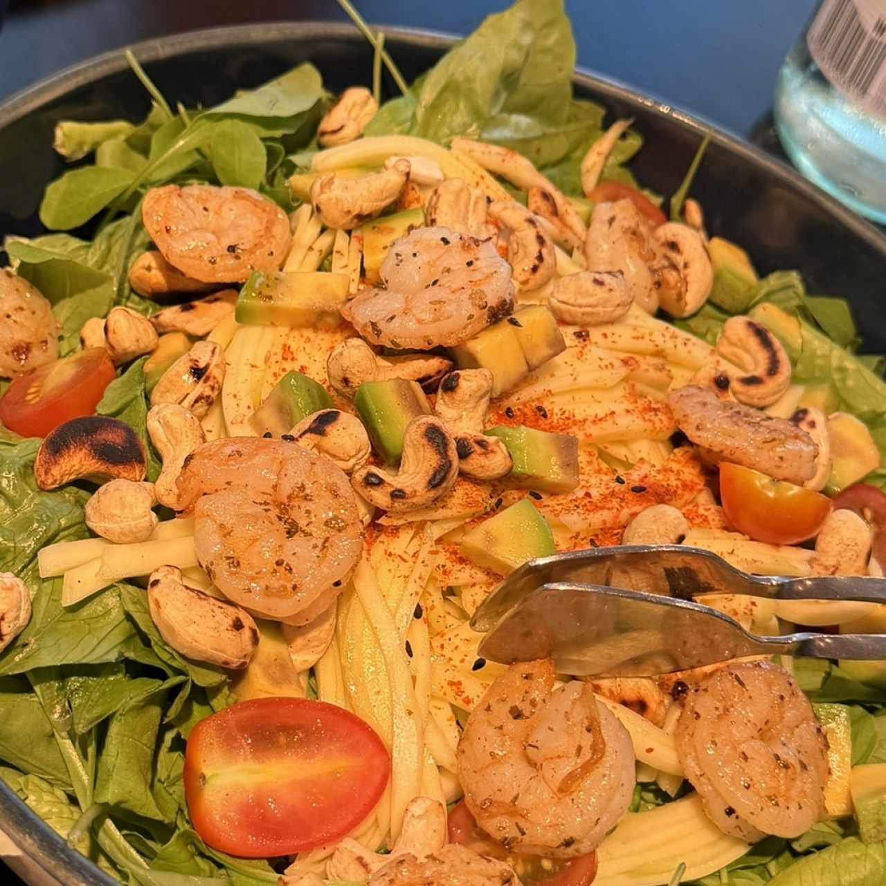 ENSALADA DE MANGOS VERDES - platillo vegano