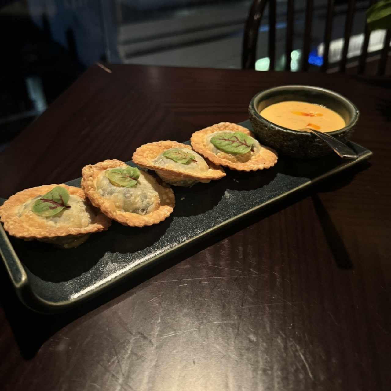 RAVIOLI FRITO - platillo vegetariano