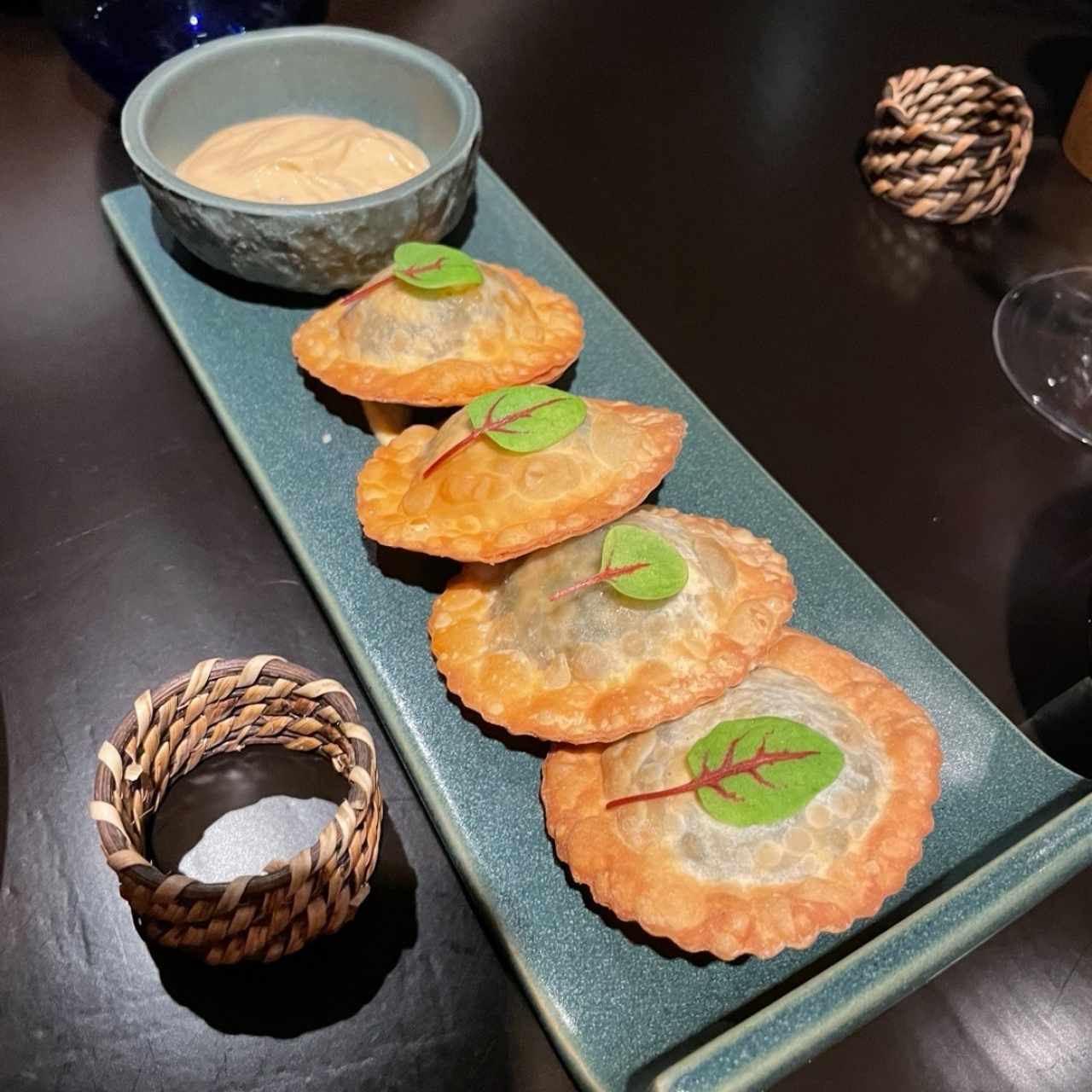 RAVIOLI FRITO - platillo vegetariano