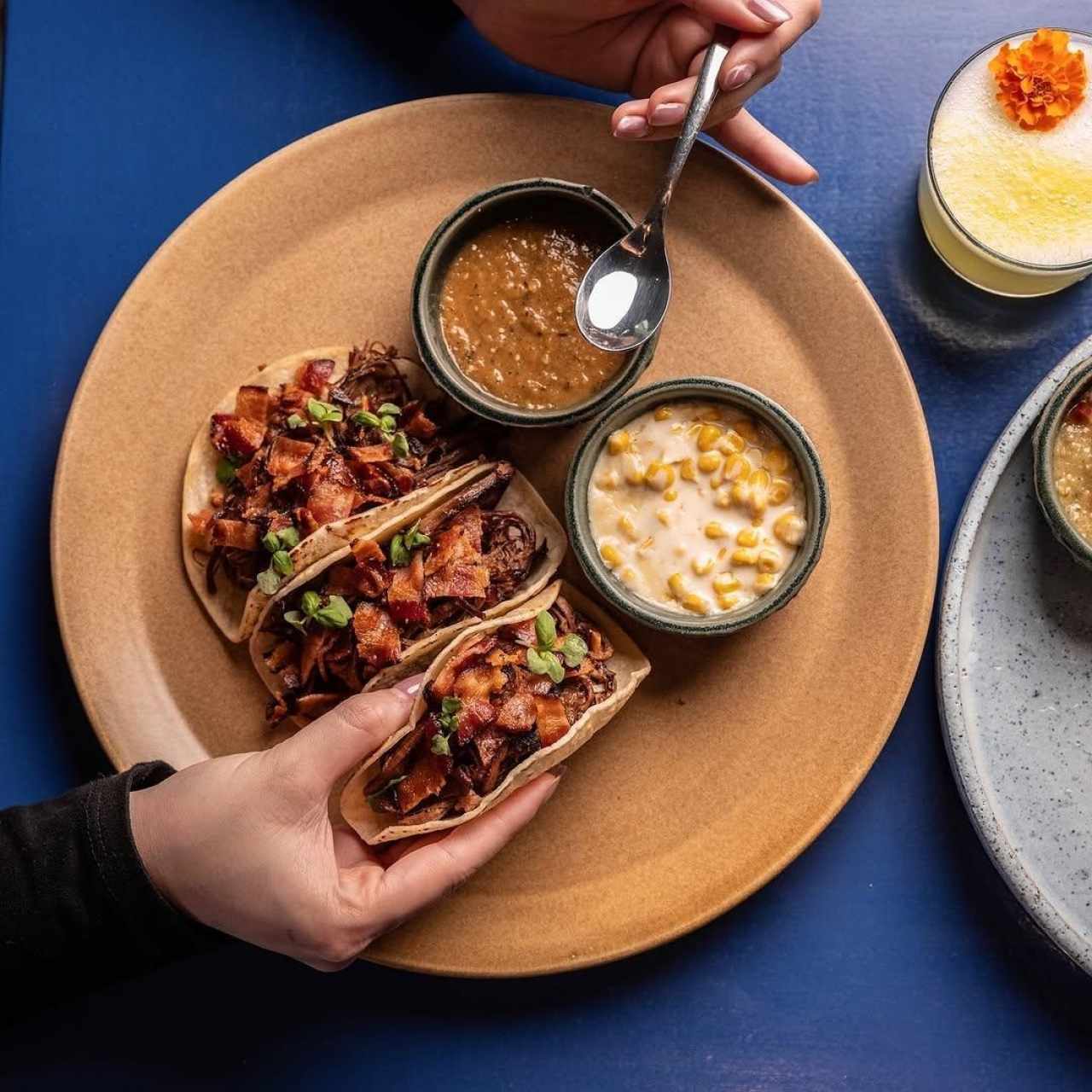TACOS DE BRISKET (Disponible en la Cena)