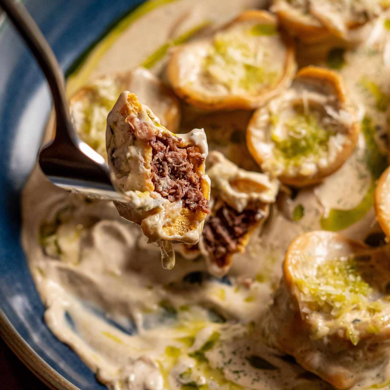 TORTELLINI STROGONOFF (Disponible en la Cena)