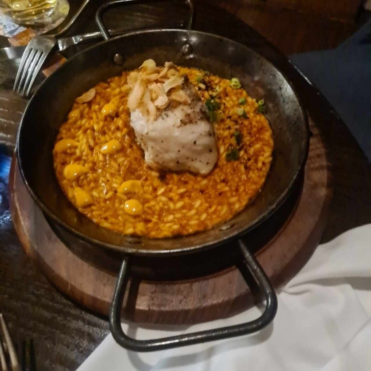 Róbalo con Arroz Seco Al Socarrat