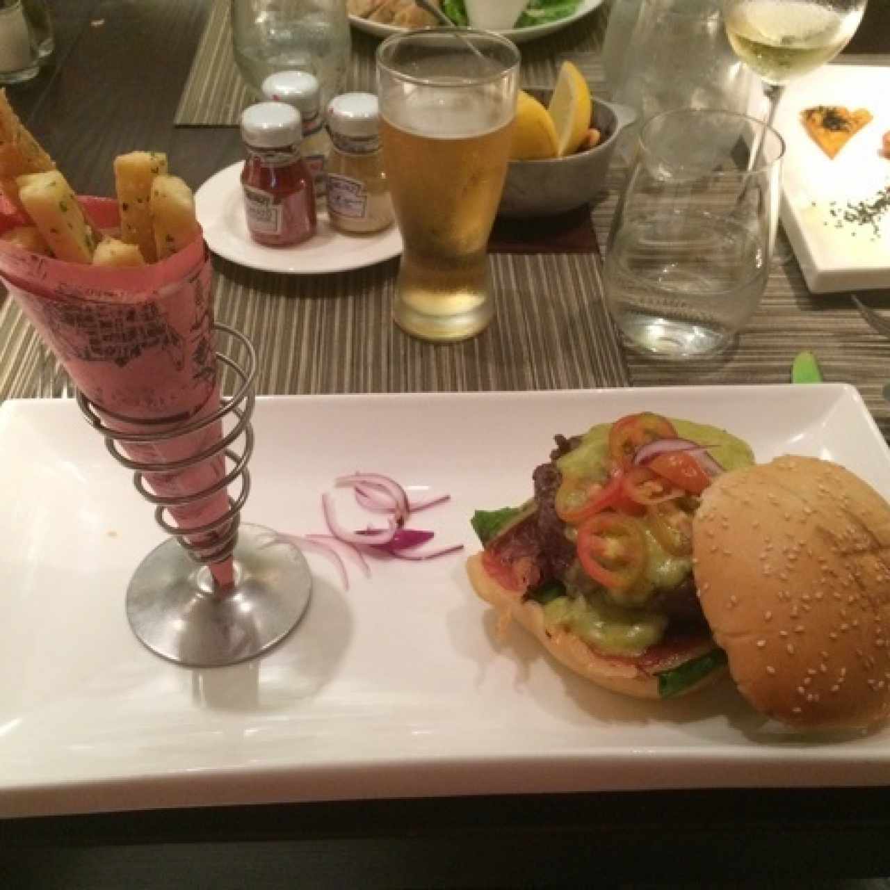 Plato principal - Hamburguesa preñada