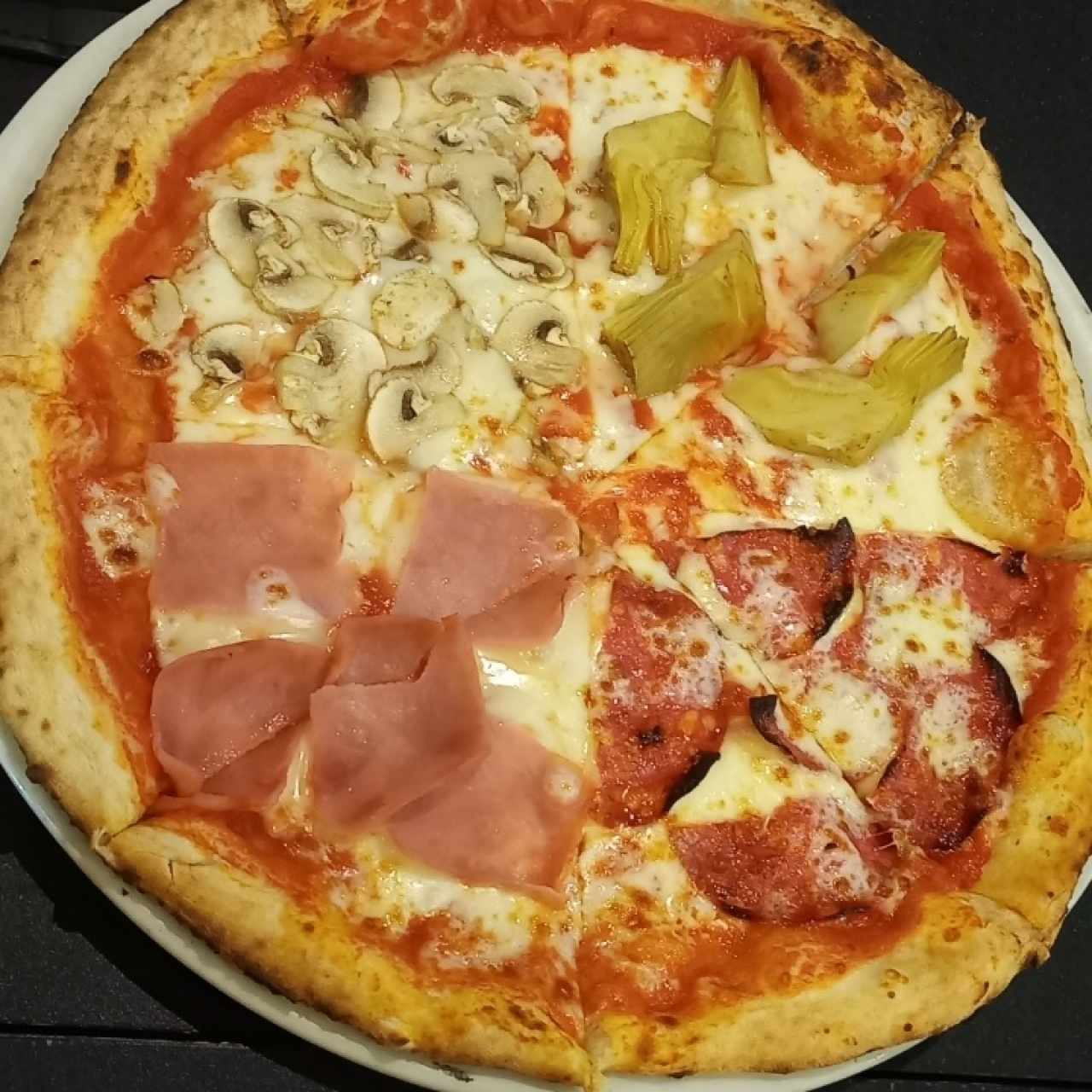 pizza 4 estaciones