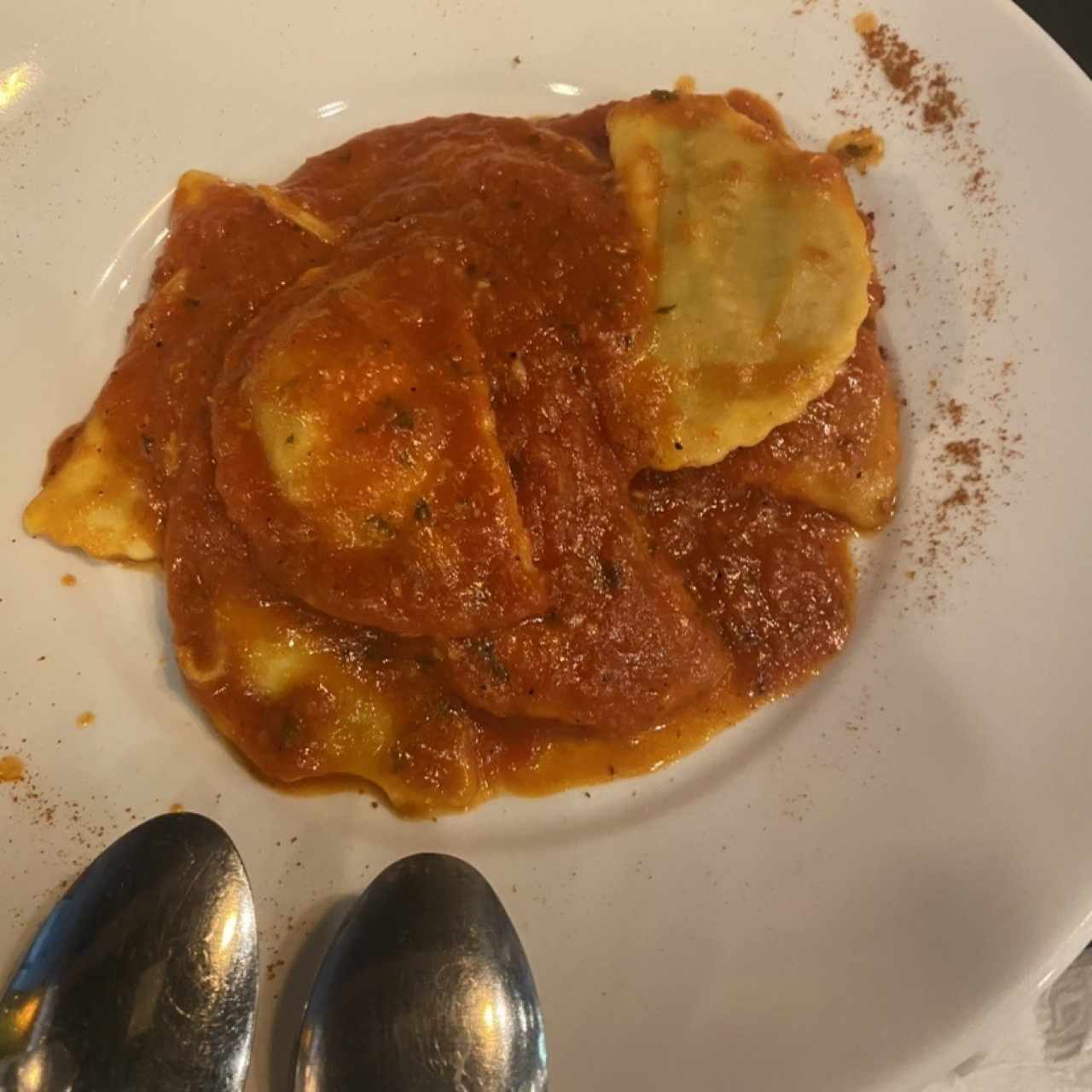 Ravioli con Hongo porcini