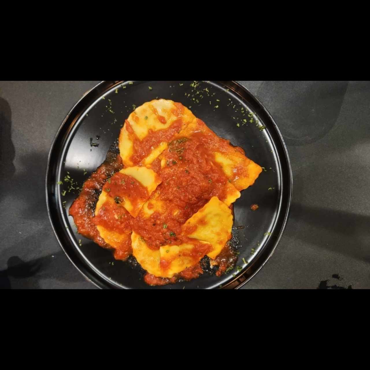 Ravioli con Hongo porcini