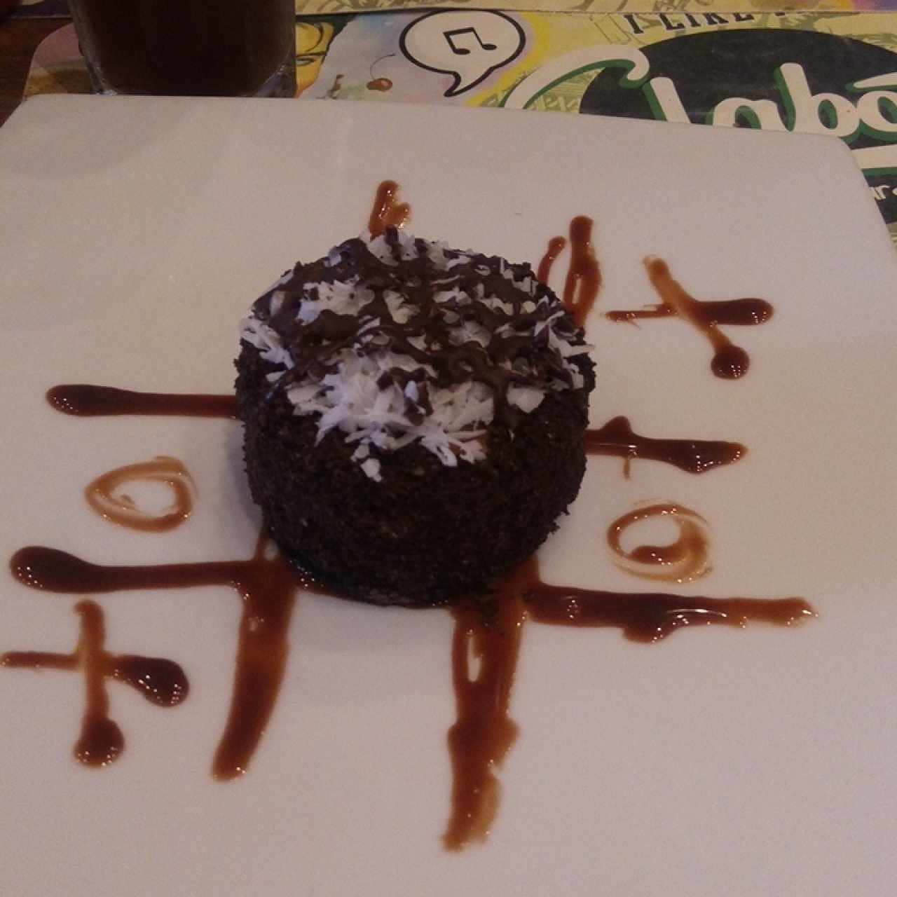 Postre especial del chef