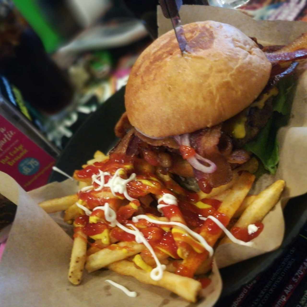 slabon hamburguer extra bacon 