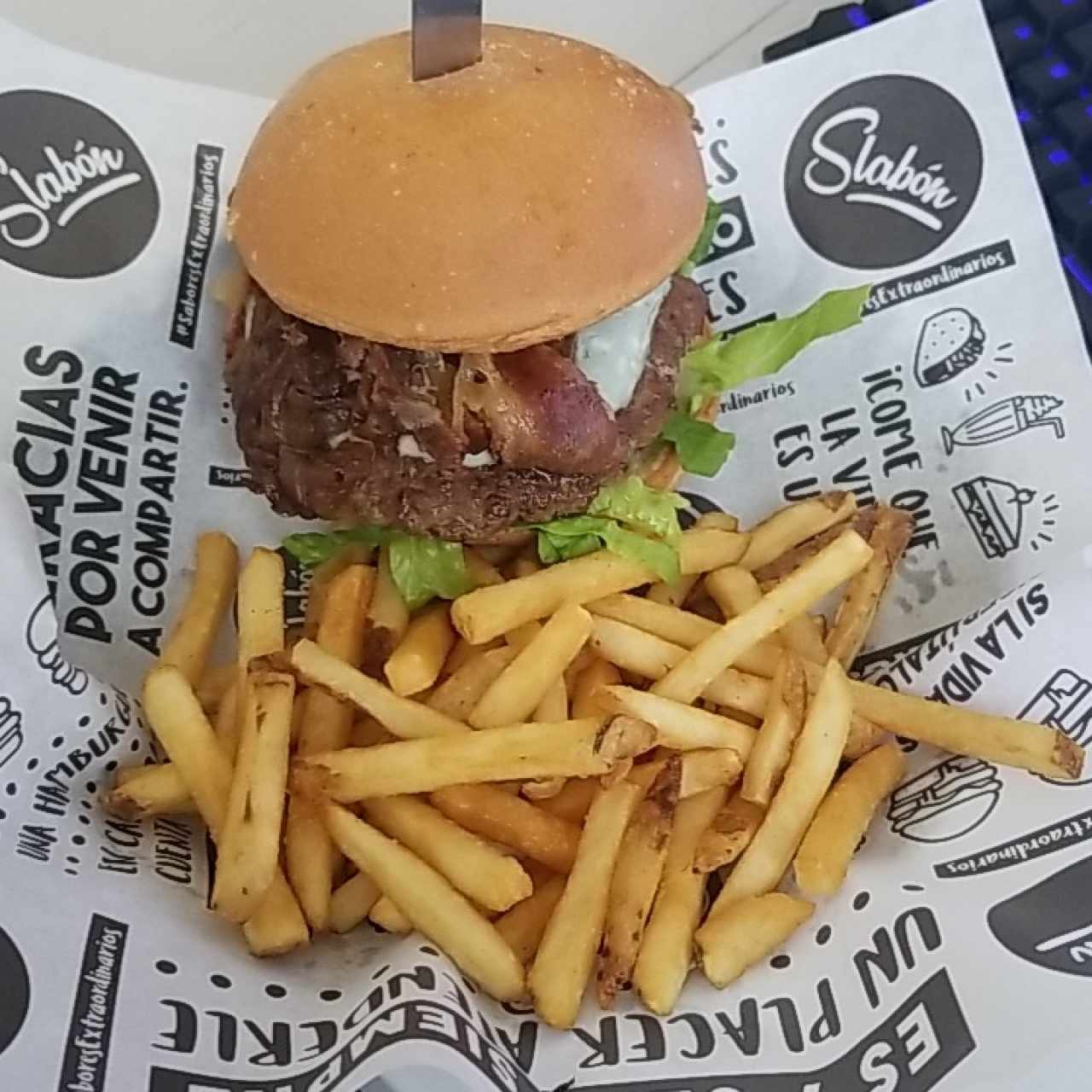 Blue Cheese and Bacon