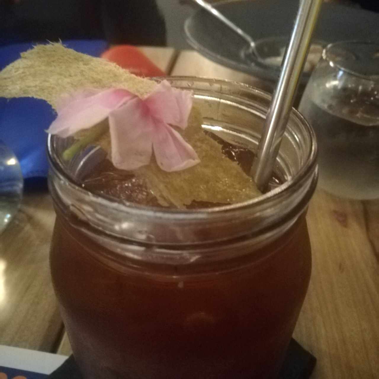 naranja con raspadura y papel de mango