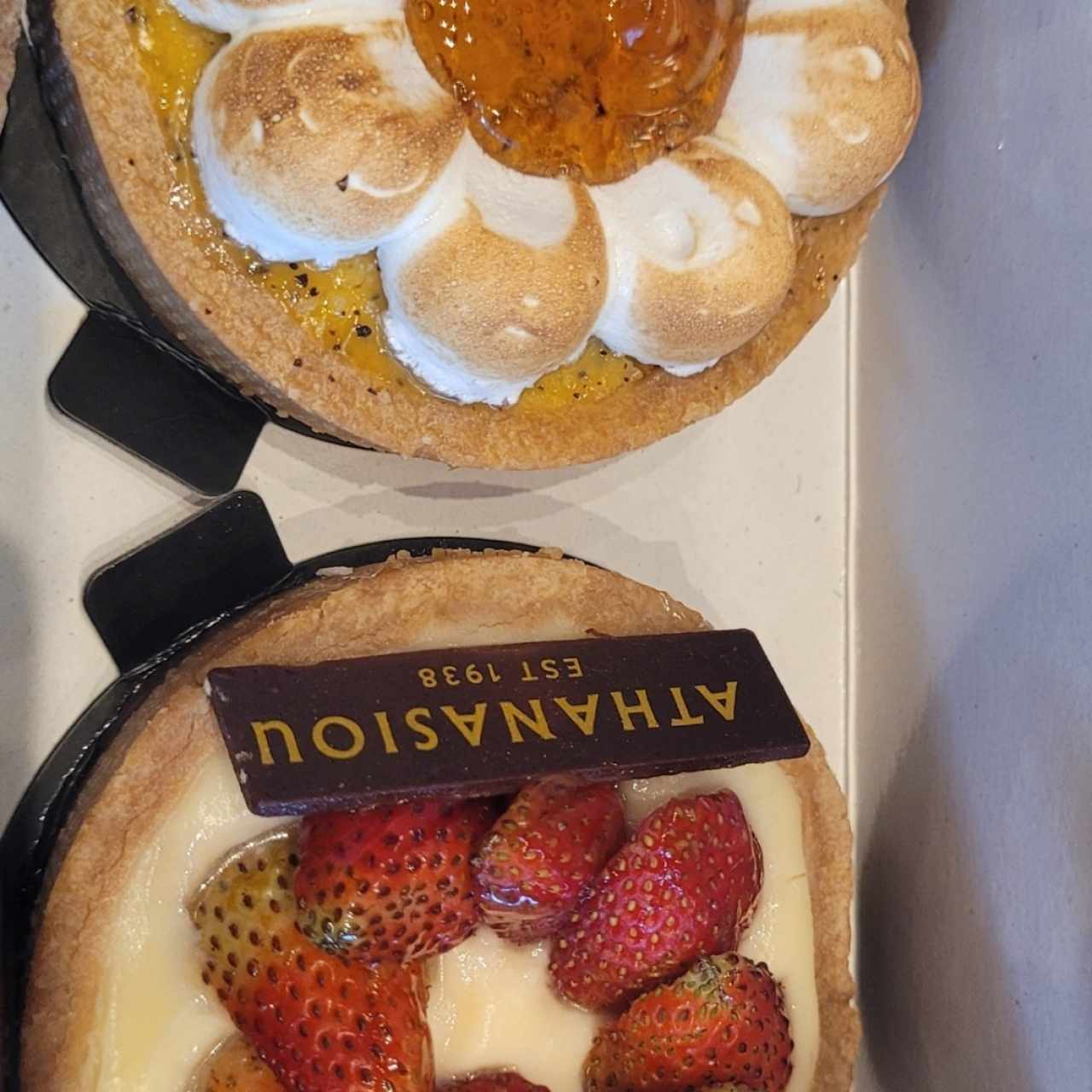 Tartaleta fres y de limón 