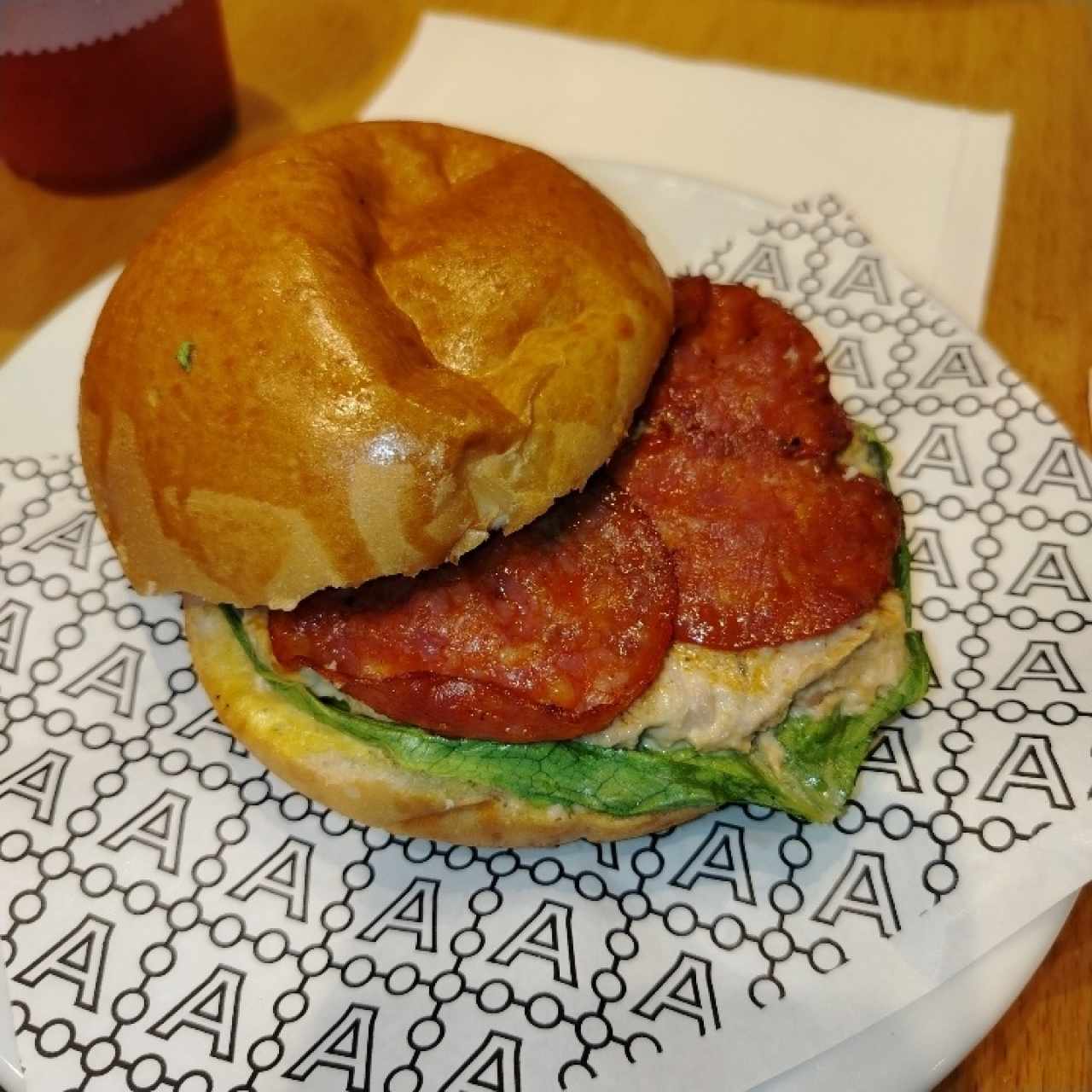 Dip de pollo con extra cantimpalo 