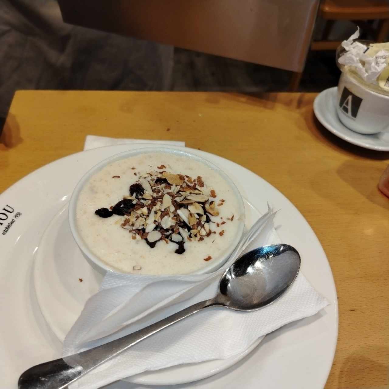 Avena con almendras 