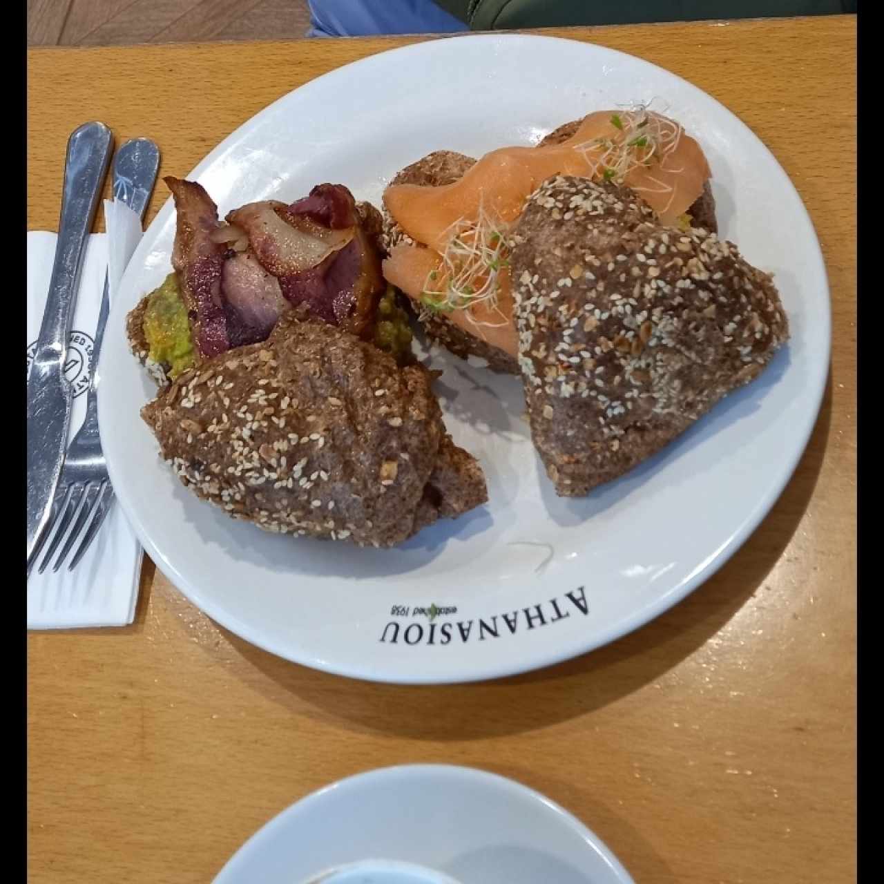 salmón brioche 