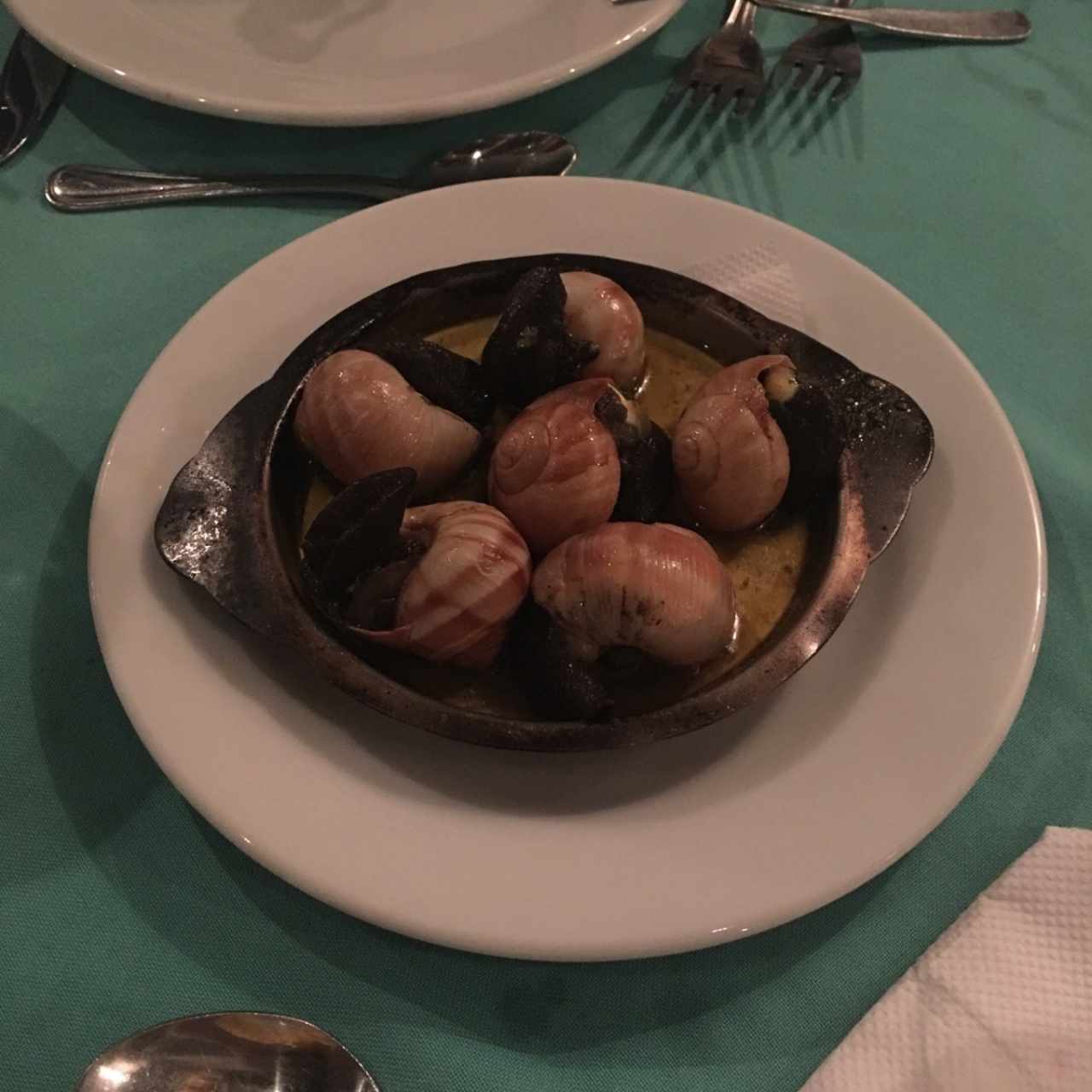 caracoles a la borgoñesa