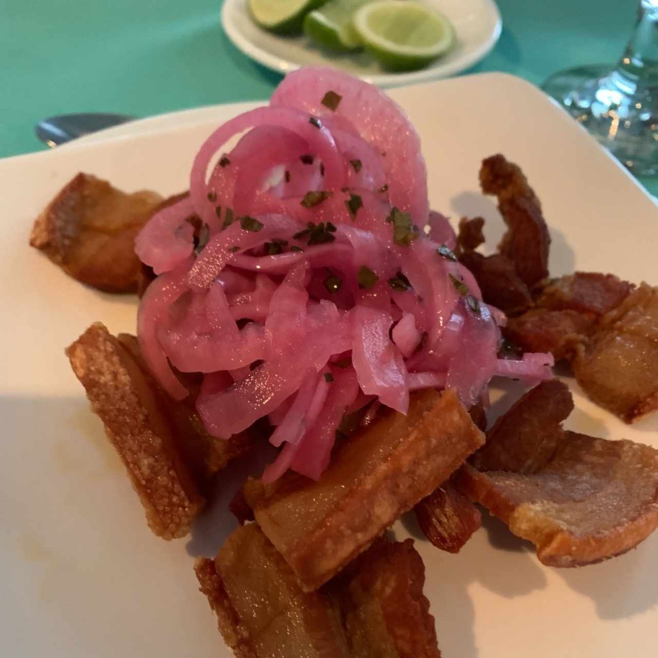 Entrada: chicharron