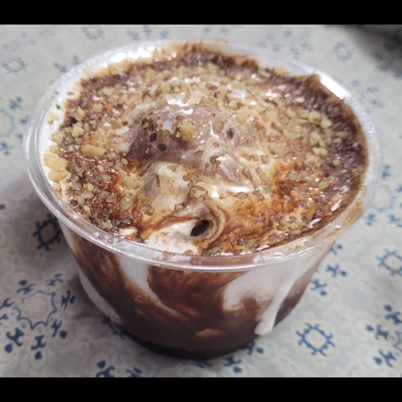 Postres - Sundae chocolate y malva 