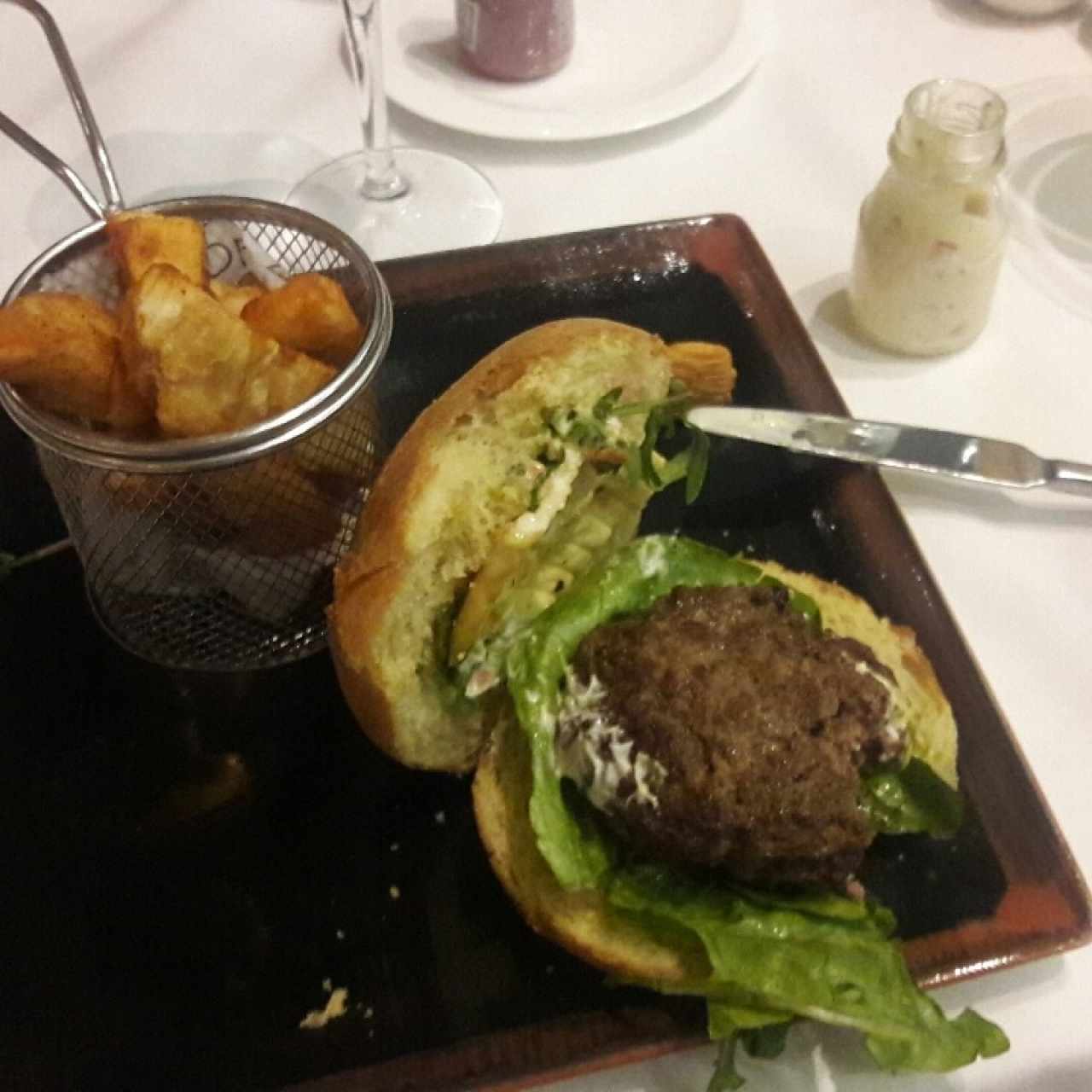 Hamburguesa angus.....no vale